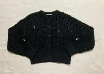 어반 리서치 스팽글 니트 가디건