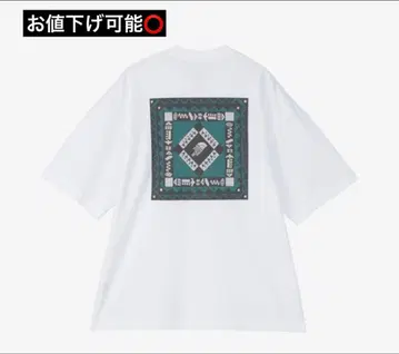 THE NORTH FACE 화이트 오버 사이즈 티셔츠