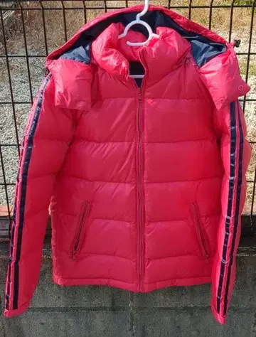 유니클로 새상품급 프리미엄 다운 자켓 후드 y2k