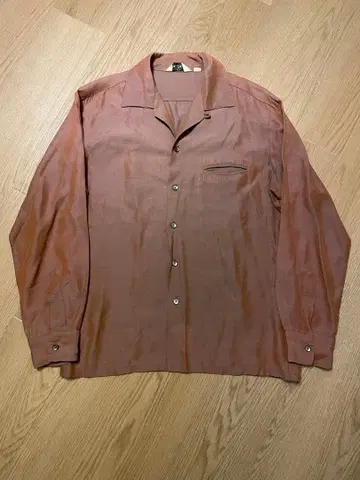 60's MR.JACK 레이온 셔츠 카스리 M