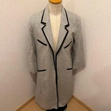 RUMBLE RED 그레이 트렌치코트 프리 사이즈