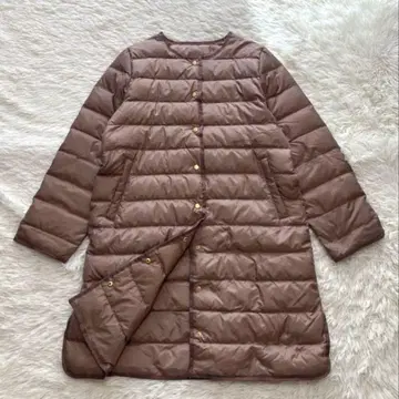 [경량] SHIPS Colors 노카라 다운 자켓 코트