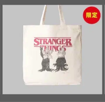 도쿄 코믹콘 빨간색 STRANGERTHINGS 히구치 유코 토트백