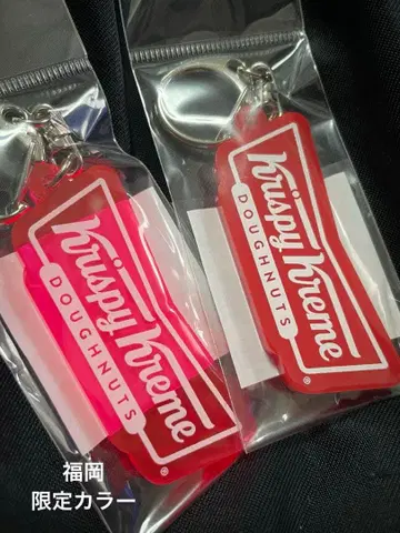 아크릴 키링 (보타이 로고) 크리스피 크림 도넛 후쿠오카 한정판