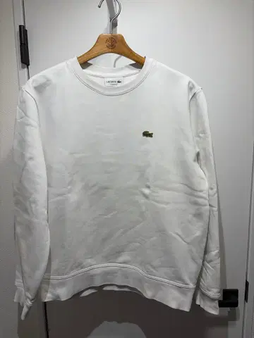 LACOSTE 화이트 트레이닝복 US L