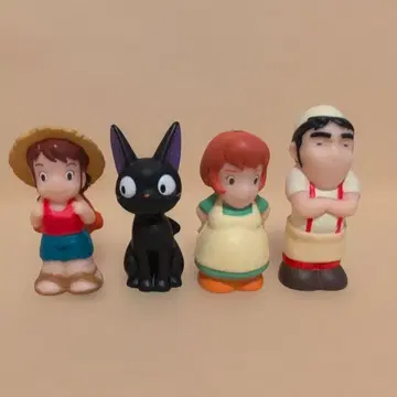 지브리 마녀 배달부 키키 피규어 4체 세트