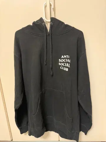 ANTI SOCIAL SOCIAL CLUB 후드티 블랙 M