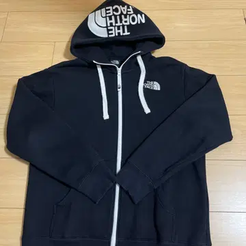 THE NORTH FACE 블랙 후드티 풀 집업
