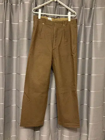 프랑스군 M52 울 밀리터리 트라우저 팬츠 34