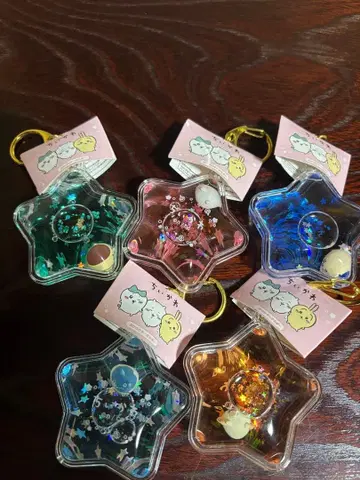 치이카와 (먼작귀) 키링 5개 세트