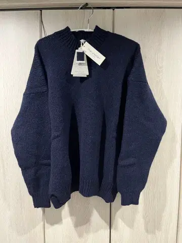 Macalastair 니트 네이비 마카라스코틀랜드