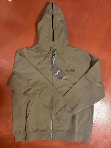 올리브 그린 풀 지퍼 후디 새상품