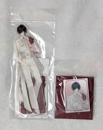 키라메모 아크릴 스탠드 슬로우 데미지 키링 토와 2개 세트