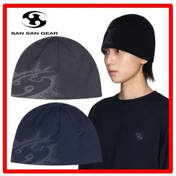 SAN SAN GEAR 블랙 니트 모자