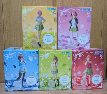 [ 미개봉 ] Luminasta 5등분의 신부 피규어 5종 세트