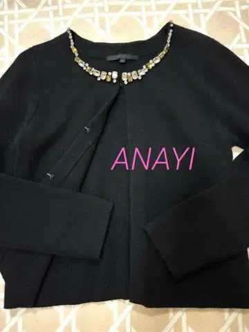 컨디션 최상 ANAYI 큐빅 가디건