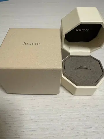 Jouete 실버 다이아몬드 반지