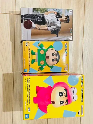 크레이지 다이아몬드 & 짱구는 못말려 소프트 비닐 세트