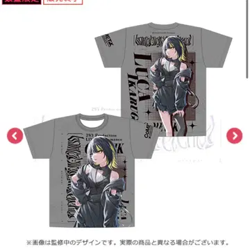 공식 풀 그래픽 T셔츠 [이카루가 루카] XL 사이즈