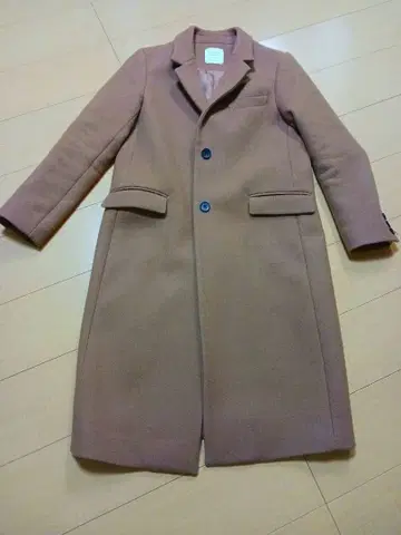 UNITED TOKYO 캐시미어 혼방 울 체스터 코트