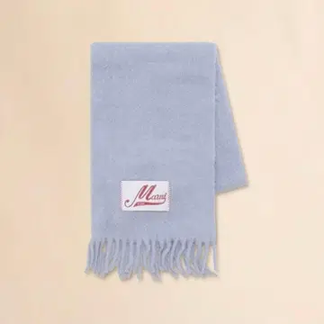 Manni 라이트 블루 알파카 스카프 머플러