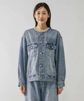 이번 시즌 글로벌 워크 가벼운 GOOD 데님 자켓