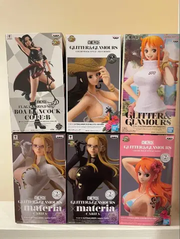 원피스 피규어 세트 나미 로빈 칼리파