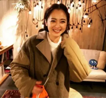 clane 리버서블 롱 코트