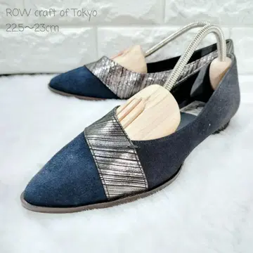 이소재 플랫슈즈 23cm 상당 ROW craft of Tokyo