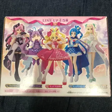 너와 아이돌 프리큐어 큐티 피규어 전 5종류