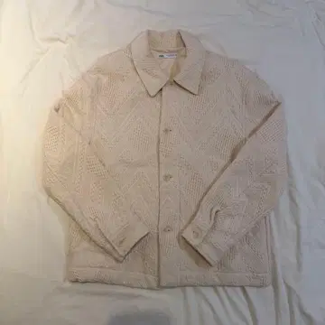 ZARA 베이지 니트 자켓 M
