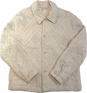 ZARA 베이지 니트 자켓 M