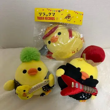 리락쿠마 키이로이토리 타워 레코드 콜라보 모으는 봉제 인형