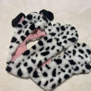 101마리 강아지 머플러캡