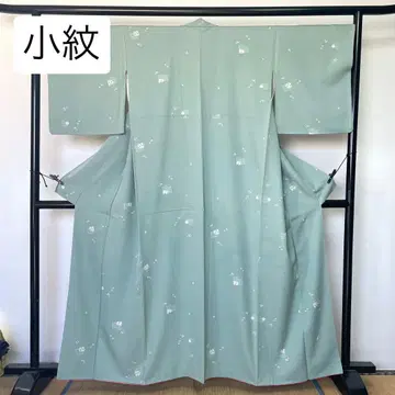 코몬 순수 실크 그린빛 스카이블루 크레이프 원단 겐지 향 꽃 야 공