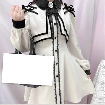 ROJITA 로지타 볼레로 파이핑 원피스 베이지