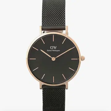 Daniel Wellington 블랙 메쉬 시계