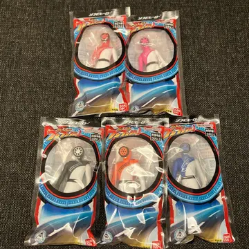 소프트 비닐 히어로 폭상전대 분붐저 전 5종 풀컴프 세트 새상품