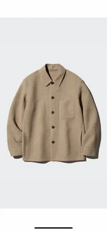 UNIQLO 더블 페이스 셔츠 자켓
