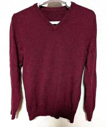 유나이티드 애로우즈 V넥 캐시미어 스웨터 남성용