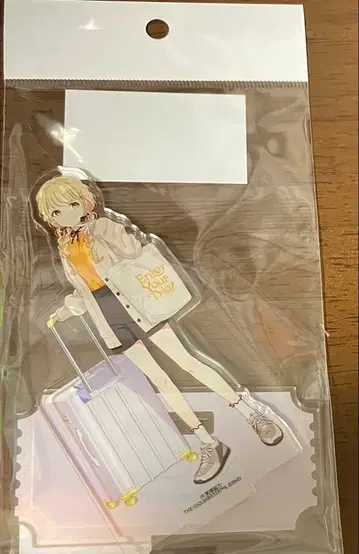 타비마스 학마스 후지타 코토네 사복 아크릴 스탠드 혜택 엽서 포함