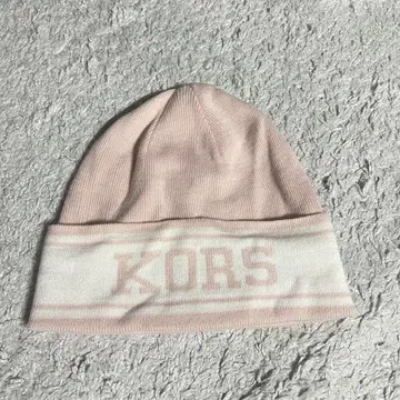MICHAEL KORS 핑크 니트 모자