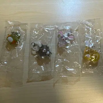 토끼 모피 4개 세트