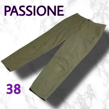 PASSIONE 파시오네 워크 팬츠 베이커 팬츠 카키 38