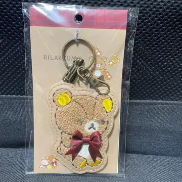 로프트 한정판  리락쿠마 키링 3 키 후크 부착 자수 LOFT