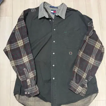 TOMMY HILFIGER 긴팔 셔츠 (90s 소매 절개 BD 셔츠)