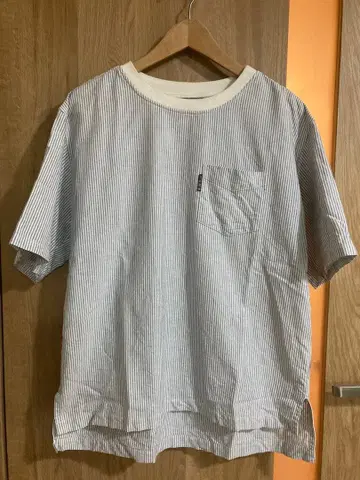 [ 중고품 ] BLUE BLUE 반팔 스트라이프 셔츠