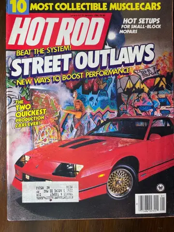 HOTROD 매거진 1989년 9월호 미국 잡지