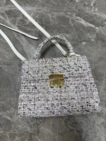 스나이델 트위드 숄더백 snidel