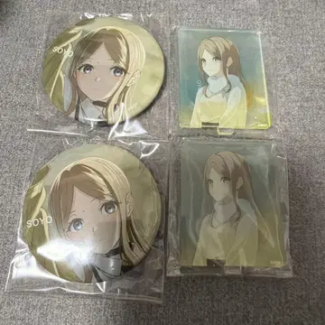 뱅드림 MyGO 캡슐 토이 나가사키 소요 캔뱃지 미니 아크릴 스탠드